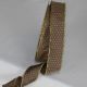 Wired Mini Diamonds Taffeta 1 inch by 20 yards Grey/Brown