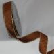 Wired Mini Diamonds Taffeta 1 inch by 20 yards Brown
