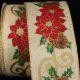 Wired Holiday Motifs 2.5inch 20yards Poinsettia
