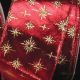 Wired Glitter Star Lame 2 inch 20 yards Red