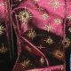 Wired Glitter Star Lame 2 inch 20 yards Bordeaux
