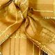 French Wired Festive Plaid 1.5inch 27yards Gold