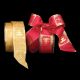 French Wired Merry Christmas Ribbon
