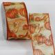 Wired Fall Motifs Ribbon 2.5 inch 20 yards Pumpkins