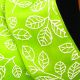Wired Taffeta Print Leaves 1.5 in 27 yd Lt.Green