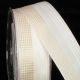 Wired Small Taffeta Squares 1.5 in 27 yd Ivory/White