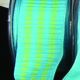 Wired Taffeta Blocks 7/8 inch 27 yard Light Blue/Green