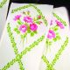 Wired Senior Roses 1.5 Inch 27 Yard Pink