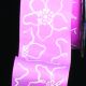 Wired Taffeta Print Tokyo 1.5 in 27 yd Pink