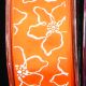 Wired Taffeta Print Tokyo 1.5 in 27 yd Orange