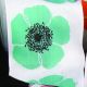Wired White Taffeta w Poppies 2.5 in 27 yd Blue