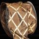 Wired Diamond Taffeta 3 in 10 yd Brown