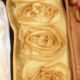 Wired Bunch of Roses Ribbon 1.5 inch 10 yards Gold