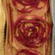 Wired Bunch of Roses Ribbon 1.5 inch 10 yards Amber