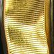 Wired Metallic Grosgrain 1.5 inch x 27 yards Gold