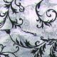 Wired Sheer Brocade 2.5 inch x 20 yards Black/White