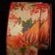 Orange Wired Pumpkin 3 inch x 20 yards Ivory