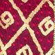 Wired Diamond Taffeta Print 1.5 inch x 20 yards Burgundy