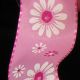 Wired Taffeta Butter Flowers 1.5 inch 27 yards Pink