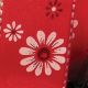 Wired Taffeta Butter Flowers 1.5 inch 27 yards Red