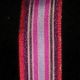 French Wired Beaux Stripes 5/8 inch 27 yards Pink