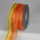 Wired Semi Sheer April 1.5 inch by 27 yards Orange/Yellow