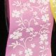 Wired Taffeta Small Flowers 1.5 inch 27 yards Pink