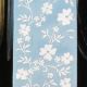 Wired Taffeta Small Flowers 1.5 inch 27 yards Light Blue