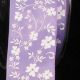 Wired Taffeta Small Flowers 1.5 inch 27 yards Lavender