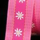 Wired Taffeta Center Flower 1.5 inch 27 yards Pink