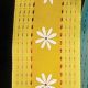 Wired Taffeta Center Flower 1.5 inch 27 yards Yellow