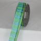 Wired Semi Sheer Plaid & Stripe 1.5 inch by 27 yards Blue/Green