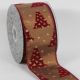 Wired Star Tree 2.5 inch 20 yards Burgundy