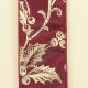 Wired Poinsettia with Berries 2 inch 20 yards Burgundy