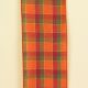 Orange/Green/Red Plaid Wire Edge 5 inch 50 yards Ribbon