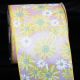 Wired Cyber Flower 4 inch 20 yards Yellow/Pink