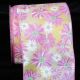 Wired Cyber Flower 4 inch 20 yards Pink/Yellow