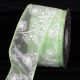 Wired Pale Flower 2 inch 20 yards Green