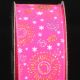 Wired Klee Ribbon 2.5 inch 20 yards Pink