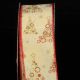 Wired Trees Ribbon 2.5 inch 20 yards Ivory