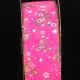 Wired Trees Ribbon 2.5 inch 20 yards Pink