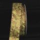 Wired Lyons Ribbon 1.5 inch 20 yards Green/Brown