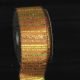 Wired Diagonal Ribbon 2.5 inch 20 yards Brown