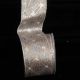 Wired Earl Ribbon 3 inch 20 yards Silver/Grey