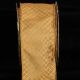 Wired Piazza Ribbon 2.5 inch 20 yards Amber