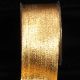 Wired Liquido Ribbon 2.5 inch 27 yards Gold
