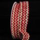Wired Chenille Ribbon 1.5 inch 20 yards Red