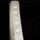 Wire Edge Foil Flowers 5/8 inch 20 yards Ivory