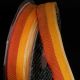 Wire Edge Fishbone Stripe 7/8 inch 27 yards Orange