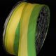 Wire Edge Fishbone Stripe 1.5 inch 27 yards Green